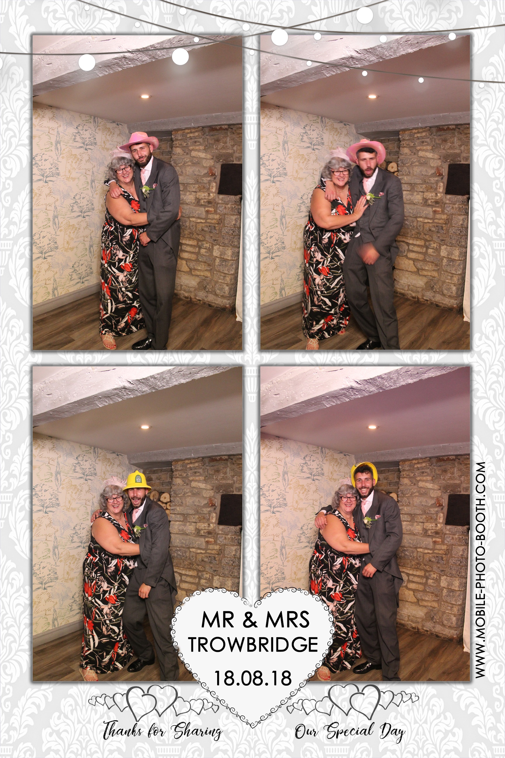 Mr & Mrs Trowbridge | View more photos from the event at images.mobile-photo-booth.com/u/MobilePhotoBoothUK/Mr-Mrs-Trowbridge